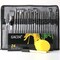 Acrylic Paint Brush Set, 24 Pieces Paint Brushes for Acrylic Painting with Cloth Roll Case and 2 Sponges, Pinceles para Acrilico for Oil Watercolor Gouache